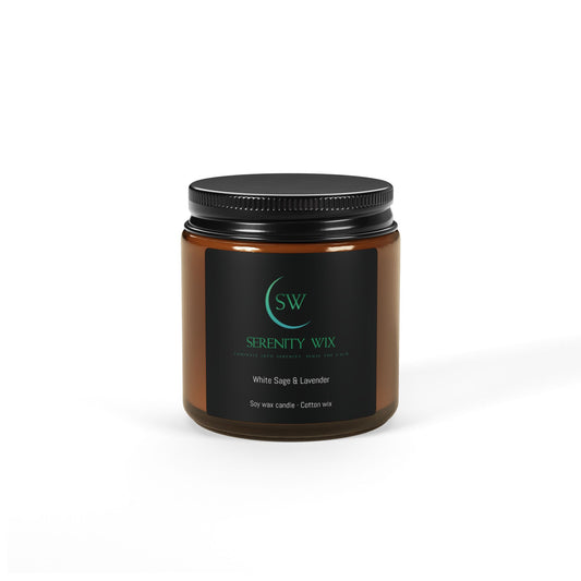 White Sage & Lavender Scent (Multi-Size). This earthy and relaxing candle is a clean, herbal and calming blend that creates a tranquil atmosphere for grounding.