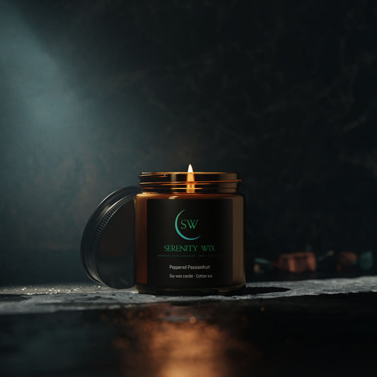 Peppered Passionfruit. An energizing aroma with a tropical fruit explosion and a warm spicy kick. A cozy base of amber, musk and sandalwood adds to a sophisticated evening with friends.