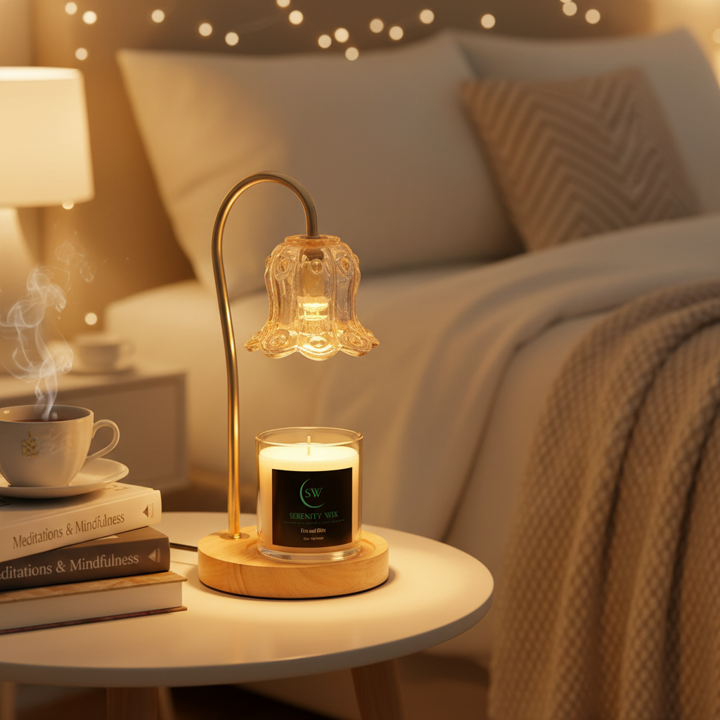 2 Bulbs Lamp with Fizz and Glitz - Cozy Evening Setting