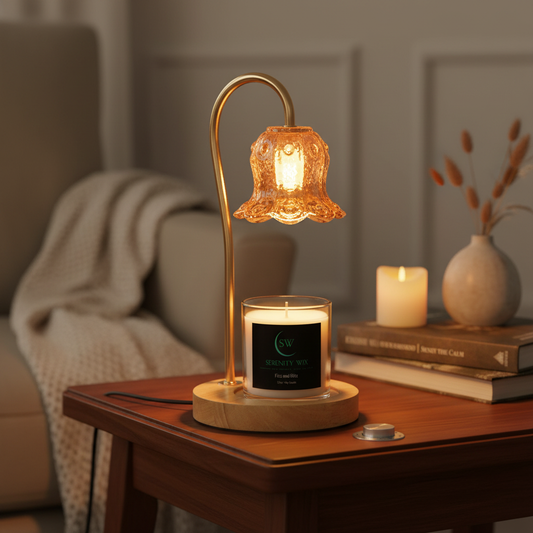 2 Bulbs Timer Lamp with Fizz and Glitz - Cozy Evening Setting