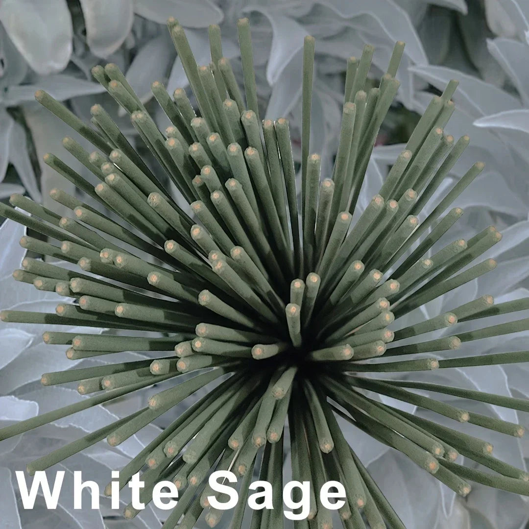 25/50pcs White Sage Incense Sticks, 8.66inch Suitable for Yoga and Meditation, Purifies the Mind and Eliminates Negative Energy