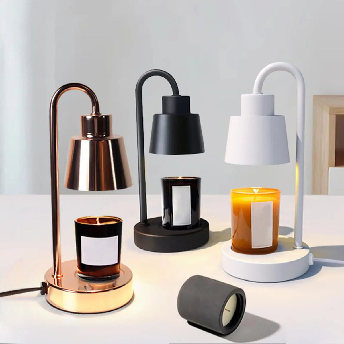 Candle Warmer Lamp Bedside Lights Table Lamp Candle Melter Wax Lamp for Decoration Home