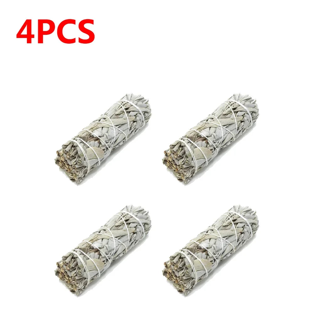 Incense Blue Sage Sticks Burning Healing Meditation Pure Leaf Purification Sticks Portable Treatment Burning Aromatherapy