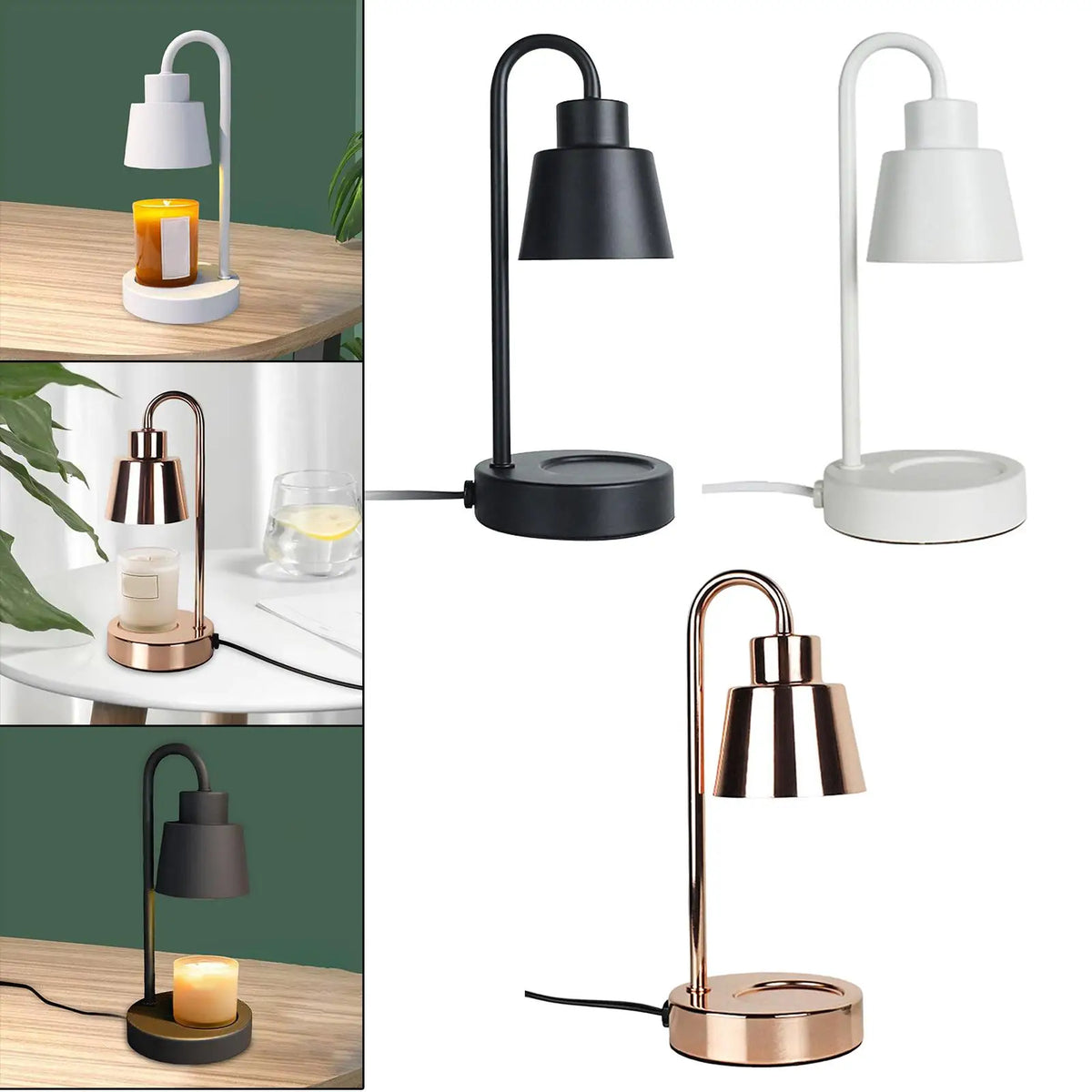 Candle Warmer Lamp Bedside Lights Table Lamp Candle Melter Wax Lamp for Decoration Home