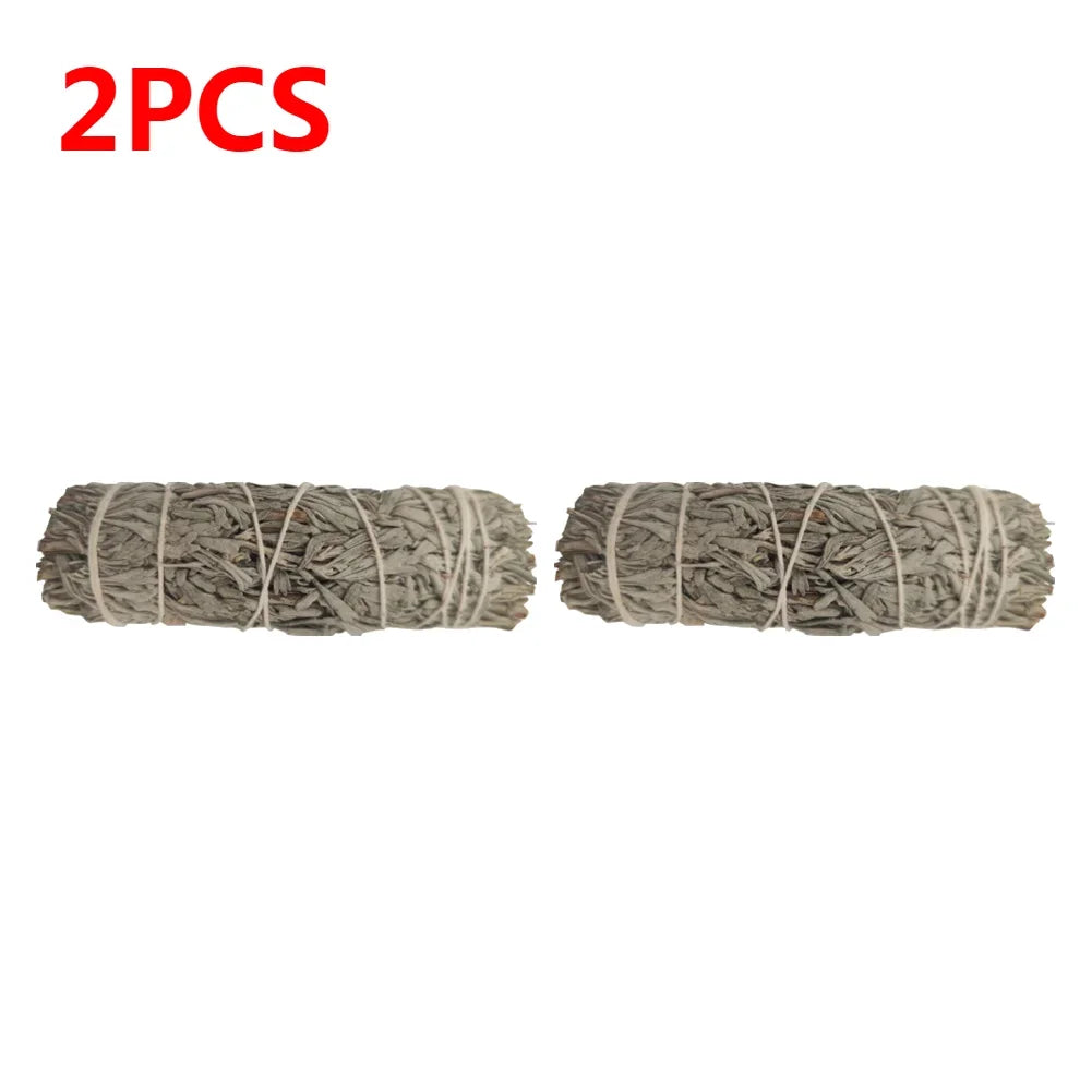 Incense Blue Sage Sticks Burning Healing Meditation Pure Leaf Purification Sticks Portable Treatment Burning Aromatherapy