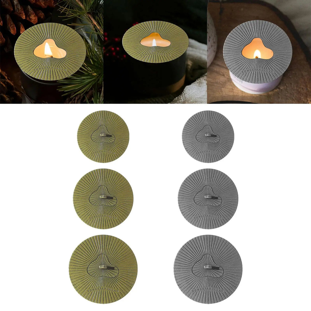 Candle Topper Home Decor Metal Candles Gifts Women Candle Accessories Increases Atmosphere Party Candle Topper Shade Sleeve