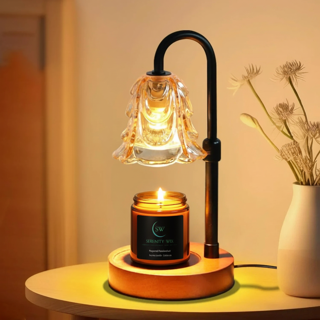 Flower Lamp with Your Peppered Passionfruit Candle
